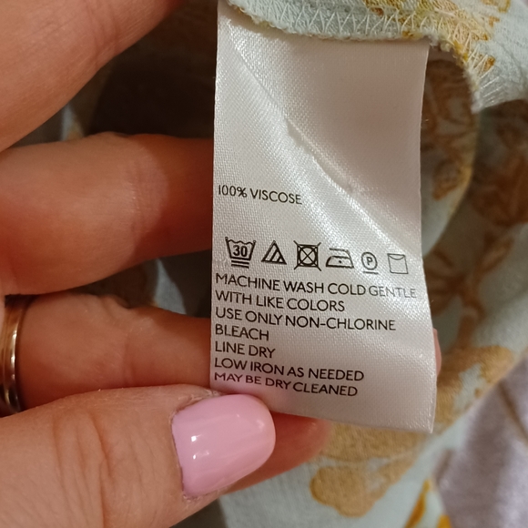 Free People Be The One Floral Wide Leg Sleeveless Jumpsuit Size 2 - Picture 8 of 9